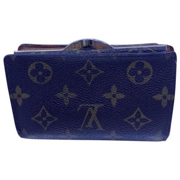 Louis Vuitton Brown Vintage Monogram Kisslock Mi0090 Wallet - Picture 1 of 9